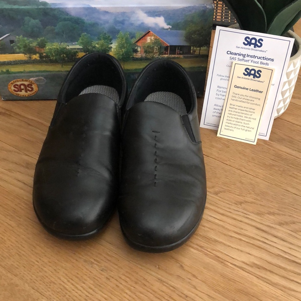 SAS Viva Loafers Shoes Genuine Leather SZ 9.5W